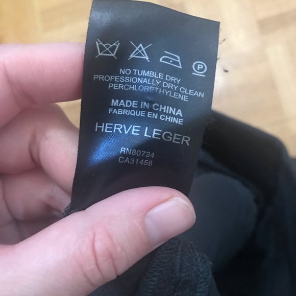 Hervé leger wool pants size 2 - Picture 4 of 6